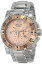 インヴィクタ インビクタ リザーブ 腕時計 メンズ 10890 Invicta Men's 10890 Excursion Reserve Chronograph Rose Gold Tone Textured Dial Stainless Steel Watchインヴィクタ インビクタ リザーブ 腕時計 メンズ 10890