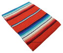 ヨガマット フィットネス ONWRB-TERRA El Paso Designs Serape Style Falsa Blanket. Classic Mexican Style Serape Pattern in Vivid Colors. Hand Woven Acrylic, 57" x 74". (Terracotta)ヨガマット フィットネス ONWRB-TERRA