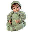 アドラベビードール 赤ちゃん リアル 本物そっくり おままごと 2020293 【送料無料】Adora Toddler Doll Froggy Fun Boy Doll with frog applique jumper and matching striped capアドラベビードール 赤ちゃん リアル 本物そっくり おままごと 2020293