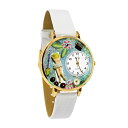 腕時計 気まぐれなかわいい プレゼント クリスマス ユニセックス WHIMS-G0630012 【送料無料】Whimsical Watches Unisex G0630012 Massage Therapist White Leather Watch腕時計 気まぐれなかわいい プレゼント クリスマス ユニセックス WHIMS-G0630012