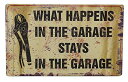 壁飾り インテリア タペストリー 壁掛けオブジェ 海外デザイン 31650 Ohio Wholesale What Happens Garage Wall Art, from our Everyday Collection壁飾り インテリア タペストリー 壁掛けオブジェ 海外デザイン 31650