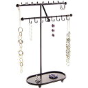 アクセサリスタンド ジュエリー SHARISA-RB Angelynn's Jewelry Organizer Stand Display Hanging Large Necklace Holder Organizer Long Pendant Storage Rack, Sharisa Rubbed Bronzeアクセサリスタンド ジュエリー SHARISA-RB