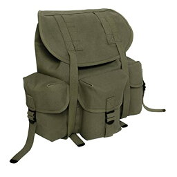 ミリタリーバックパック タクティカルバックパック サバイバルゲーム サバゲー アメリカ 2487 Rothco Canvas G.I. Style Soft Pack, Olive Drabミリタリーバックパック タクティカルバックパック サバイバルゲーム サバゲー アメリカ 2487