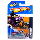 ホットウィール マテル ミニカー ホットウイール 【送料無料】2012 Hot Wheels HW City Works Bad Bagger MOTORCYCLE CHOPPER purple 7/10 #137/247ホットウィール マテル ミニカー ホットウイール