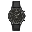 タイメックス 腕時計 メンズ Timex Waterbury Classic Black Dial Leather Strap Men's Watch TW2R71800タイメックス 腕時計 メンズ