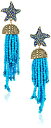 ベッツィ・ジョンソン ピアス アメリカ 日本未発売 ブランド Betsey Johnson Women's Crabby Couture Blue Starfish and Tassel Drop Earrings, One Sizeベッツィ・ジョンソン ピアス アメリカ 日本未発売 ブランド