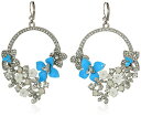 ベッツィ・ジョンソン ピアス アメリカ 日本未発売 ブランド Betsey Johnson Women's Blue La La Multi Flower Drama Gypsy Drop Earringsベッツィ・ジョンソン ピアス アメリカ 日本未発売 ブランド