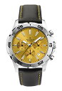 アキュリスト 腕時計 メンズ イギリス ロンドン 【送料無料】Accurist Gents Yellow Dial Analogue Chronograph Watch with Black Leather Strap 7256アキュリスト 腕時計 メンズ イギリス ロンドン