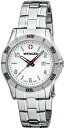腕時計 ウェンガー スイス レディース 【送料無料】Wenger 0921.103 Women's Platoon White Dial Stainless Steel Bracelet Watch腕時計 ウェンガー スイス レディース
