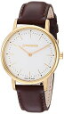 腕時計 ウェンガー スイス レディース 【送料無料】Wenger Women's Urban Classic Stainless Steel Swiss-Quartz Leather Strap, Brown, 17 Casual Watch (Model: 01.1721.112)腕時計 ウェンガー スイス レディース