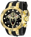 インヴィクタ インビクタ 腕時計 メンズ Invicta Men's Venom Stainless Steel Quartz Watch with Silicone Strap, Black and Gold, 36 (Model: 28387)インヴィクタ インビクタ 腕時計 メンズ