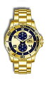 インヴィクタ インビクタ 腕時計 メンズ 7017 Invicta Lupah Dragon Gold and Blue Dial Gold-plated Mens Watch 7017インヴィクタ インビクタ 腕時計 メンズ 7017