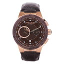 マルコ 腕時計 メンズ 【送料無料】Mulco Lyon Men's Watch-Brown Leather Band-Stainless Steel- Water Resistant- MW3-16106-133マルコ 腕時計 メンズ