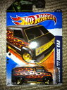 ホットウィール マテル ミニカー ホットウイール 【送料無料】Hot Wheels 2011 Custom '77 Dodge Van with Red/Gold Flames Decal 96/244 Green Lantern Promo Variant 6/10ホットウィール マテル ミニカー ホットウイール
