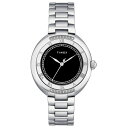 タイメックス 腕時計 レディース T2M595 Timex Women's T2M595 Diamond Accented Silver-Tone Stainless Steel Bracelet Watchタイメックス 腕時計 レディース T2M595