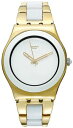 スウォッチ 腕時計 レディース YLG122G Swatch Women's YLG122G Yellow Pearl Stainless Steel Watchスウォッチ 腕時計 レディース YLG122G