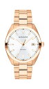 腕時計 モバード メンズ 【送料無料】Movado Men's Heritage Rose Gold Watch with a Printed Index Dial, Pink/Gold/White (Model 3650058)腕時計 モバード メンズ