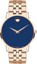 腕時計 モバード メンズ 【送料無料】Movado Museum Quartz Blue Dial Men's Watch 0607353腕時計 モバード メンズ