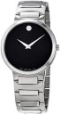 腕時計 モバード メンズ 【送料無料】Movado Temo Quartz Black Dial Men's Watch 0607292腕時計 モバード メンズ