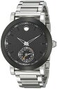 腕時計 モバード メンズ 【送料無料】Movado Men's 0660001 Stainless Steel Smart Watch with Black Dial腕時計 モバード メンズ