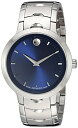 腕時計 モバード メンズ 【送料無料】Movado Men's Swiss Quartz Stainless Steel Watch, Color: Silver-Toned (Model: 0607042)腕時計 モバード メンズ