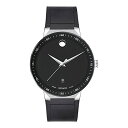 腕時計 モバード メンズ 【送料無料】Movado Men's Swiss Sapphire Black Rubber Strap Watch 41mm (Model: 0607406)腕時計 モバード メンズ