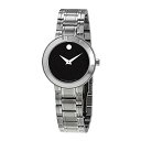 腕時計 モバード レディース 【送料無料】Movado Stiri Quartz Black Dial Ladies Watch 0607280腕時計 モバード レディース