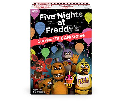 ボードゲーム 英語 アメリカ 海外ゲーム Funko Five Nights <strong>at</strong> Freddy's - Survive 'Til 6AM Game, 2 playersボードゲーム 英語 アメリカ 海外ゲーム