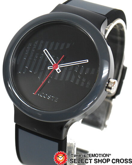 LACOSTE ラコステ アナログ 男女兼用 ユニセックス 腕時計 2010568 ブラック×グレー 
