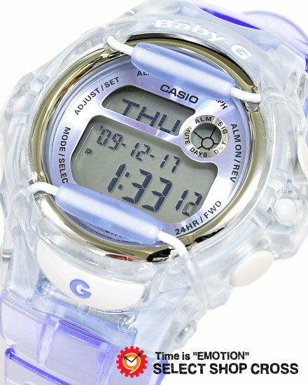 カシオ ベビーG レディース 腕時計 REEF BG-169R-6DR クリアパープル 【楽ギフ_包装】CASIO Baby-G！bg-169r-6dr 人気のBaby-G bg-169r-6 レディース腕時計 【ラッピング】【bg-169】　