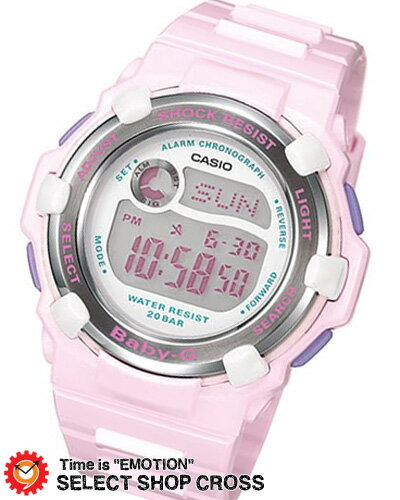 【タイムセール】カシオ ベビーG レディース 腕時計 Reef '09AUTUMN WINTER BG-3000A-4DR ピンク 【_3/4】