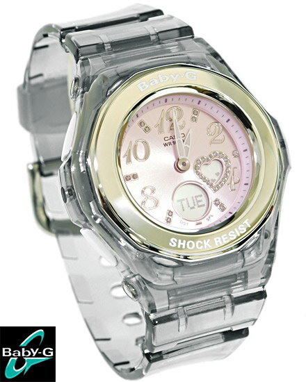 カシオ 腕時計 ベビーG レディース 腕時計 Gemmy Dial BGA-100-8BDR スケルトングレー 