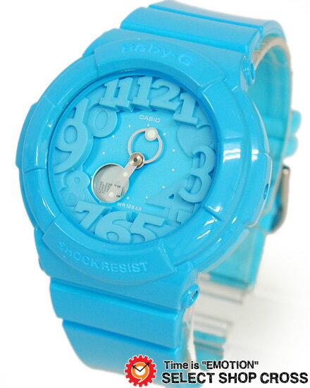 カシオ ベビーG Baby-G CASIO ネオンダイアルシリーズ 海外モデル レディース 腕時計 BGA-130-2BDR ブルー 【楽ギフ_包装】カシオ ベビーG Neon Dial Series 腕時計 BGA-130-2BDR ブルー　