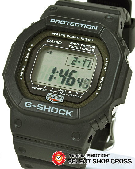 【送料無料★11/15昼12時迄】  カシオ CASIO G-SHOCK Gショック ジーショック 腕時計 メンズ 電波時計 タフソーラー TheG GW-5600J-1CR ブラック 