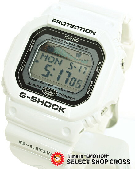カシオ CASIO G-SHOCK Gショック ジーショック 腕時計 メンズ 海外 G-LIDE Gライド シリーズ GLX-5600-7DR ホワイト×ピンストライプ 