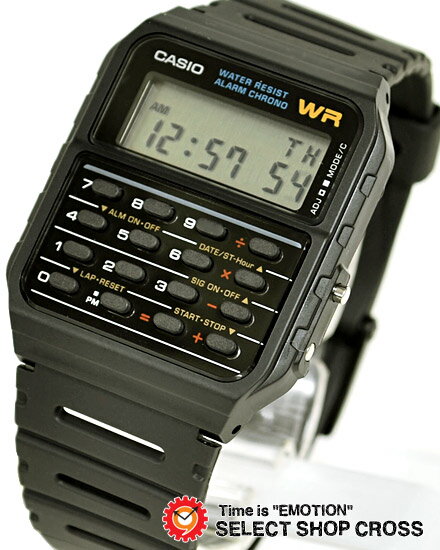 カシオ CASIO 腕時計 データバンク 海外モデル カリキュレーター CA-53W-1Z…...:shop-cross9:10000915