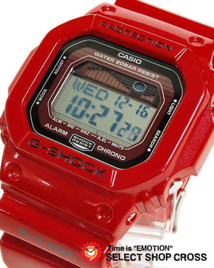 カシオ CASIO G-SHOCK Gショック ジーショック 腕時計 メンズ G-LIDE Gライド シリーズ GLX-5600-4DR レッド×ピンストライプ 【楽ギフ_包装 【あす楽】カシオ Gショック G-LIDE GLX-5600-4 Gライド 赤　