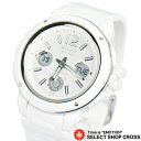 Baby-G ベビーG カシオ CASIO レディース 腕時計 アナログ アナデジ BGA-150-7BDR ホワイト 海外モデル CASIO Baby-G レディース 腕時計 アナログ BGA-150-7BDR 白
