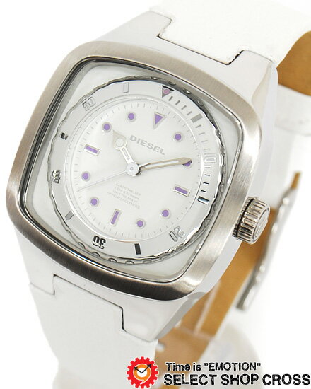 DIESEL ディーゼル レディース 腕時計 アナログ レザーベルト DZ5283 ホワイト