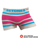 ビトーンズ メーカー在庫有り BETONESボクサーパンツ/アンダーウェア/インナーウェア メンズ AKER アケル b001-1-bl-pk Blue/Pink ゆうパケット対応