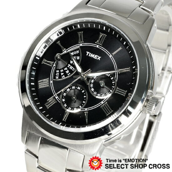 タイメックス TIMEX 腕時計 Retrograde レトログラード 海外モデル ブラッ…...:shop-cross9:10039657