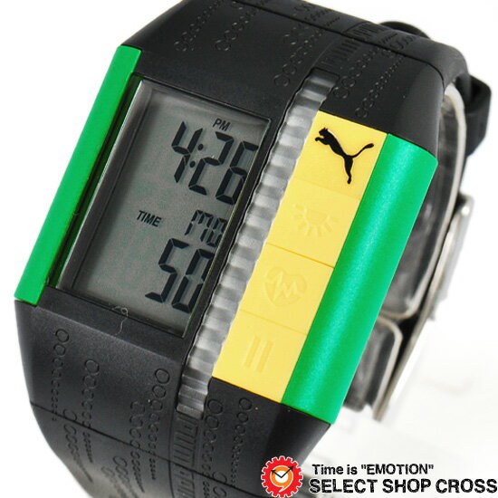 PUMA プーマ メンズ 腕時計 デジタル Time CARDIAC 2012年ロンドン五輪記念モデル ジャマイカ PU910501010