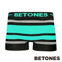 BETONES ビトーンズ ボクサーパンツ/アンダーウェア/インナーウェア メンズ ボーダー柄 BREATH BLACK ブレス ブラック BB001 EMERALD エメラルド BB001-10-EM