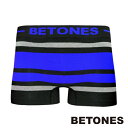 BETONES ビトーンズ ボクサーパンツ/アンダーウェア/インナーウェア メンズ ボーダー柄 BREATH BLACK ブレス ブラック BB001 BLUE ブルー BB001-9-BL