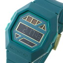 コモノ KOMONO Power Grid After Eight Green ソーラー デジタル 腕時計 KOM-W2054 エメラルドグリーン
