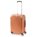 トラベリスト TRAVELIST ストリーク2 ジッパーハード 60L スーツケース キャリーケース 旅行カバン 76-20226 オレンジ 【代引き不可】 【直送商品】
