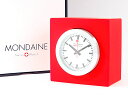 モンディーン MONDAINE 置時計 A6603031884SBC レッド