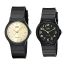 【素敵なラッピング付】 【名入れ対応可】 CASIO カシオ チープカシオ ペアウォッチ 腕時計 時計 ユニセックス チープ カシオ チプカシ プチプラ 軽量 おしゃれ プレゼント カップル 恋人 夫婦 記念日 ブラック MQ-24-9E MQ-24-1B2 カシオ ペア ウォッチ 送料無料