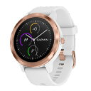 ガーミン GARMIN vivoactive3 ヴィヴォアクティブ3 White Rose Gold スマートウォッチ ホワイト ローズゴールド 腕時計 正規品 010-01769-73 【あす楽】