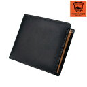 伝統の栃木レザーウォレット TOCHIGI LEATHER 二つ折り財布 短財布 メンズ 財布 栃木レザー ブラック TGH-104-BK 誕生日プレゼント 男性 ホワイトデー ギフト